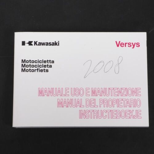 Manuel Du Propriétaire Utilisateur Origine Pour Moto Kawasaki 650 Versys 99976-1406 Occasion