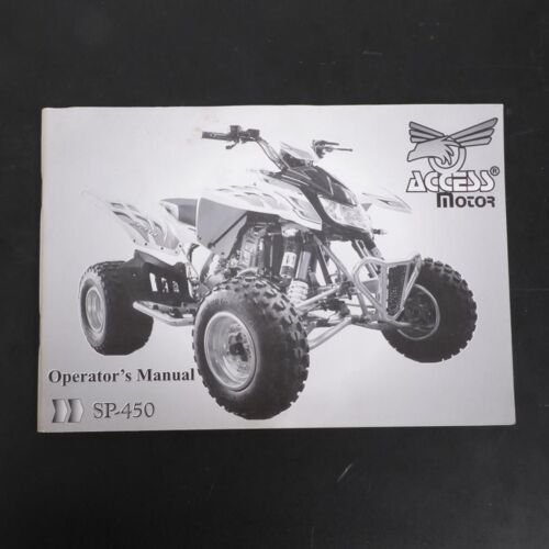 Manuel Du Propriétaire Utilisateur Origine Pour Auto 174 450 1 Acess Sp-450 Occasion