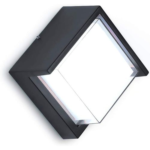 Applique Murale D'extérieur Led 12 W/Boîtier En Aluminium - Étanche Ip65 - Convient Pour L'intérieur Et L'extérieur