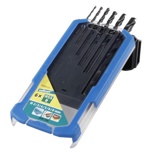 lbgwp60-7105000 Coffret S-6 Forets Pour Métal R Ø 2-8 Noir