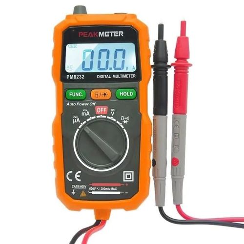 PEAKMETER PM8232 sans contact Mini multimètre numérique DC AC testeur de tension de courant