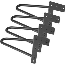 Lot De 4 Pcs Pied De Table Basse Design Acier¿20 Cm¿