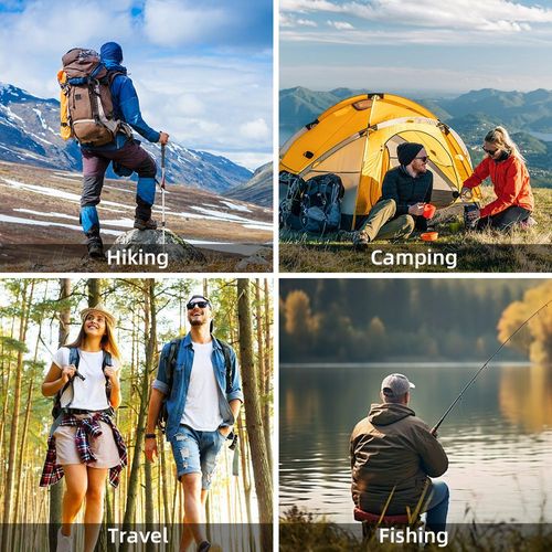 Tente De Camping UltraléGèRe, Bungalow De Survie, Tente Pyramidale éTanche, Abri Pour 2 à 3 Personnes
