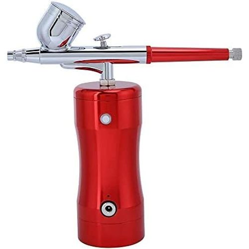 CHECARZHN--NO1-Yolina Pulv¿¿Risateur De Peinture A¿¿Rographe, Kit Compresseur Airbrush Mini 7Cc De La Pompe 0.3Mm G12 Avec Outil De Nettoyage Craft Paint Art Set De Pistolet Pour Nail Art Peint ¿¿ Je
