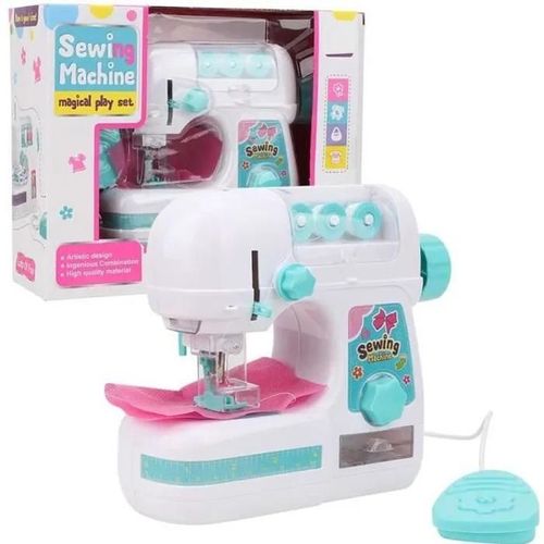 Machine à coudre - CHE - Électrique - Jouet éducatif - Pour enfants - Rose - 30 W