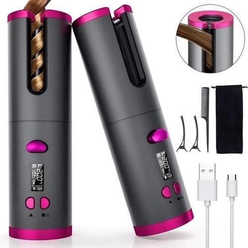 Fer À Friser Automatique Sans Fil - Nobebird - Avec Écran Lcd Et 6 Températures Réglables