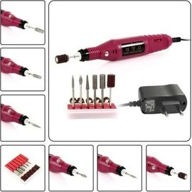Kit Ponceuse Prof Electrique Lime Ongles Manucure Avec Embouts Ponçage 220-240v Da27171 