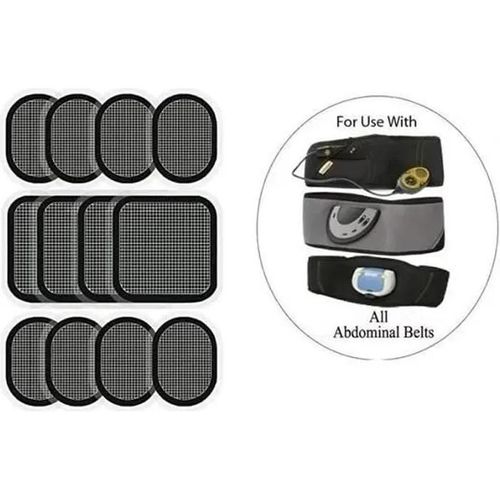 12pcs Électrode De Ceinture,Compatible Avec Abs Series, Électrode De Rechange Pour Slendertone Ceintures Musculation Abdo