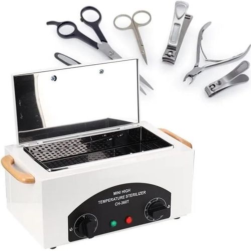 Sterilisateur stril Électrique Haute Température Nail Art Outil Stérilisateur Manucure Désinfection Cabinet EU Plug-SPR