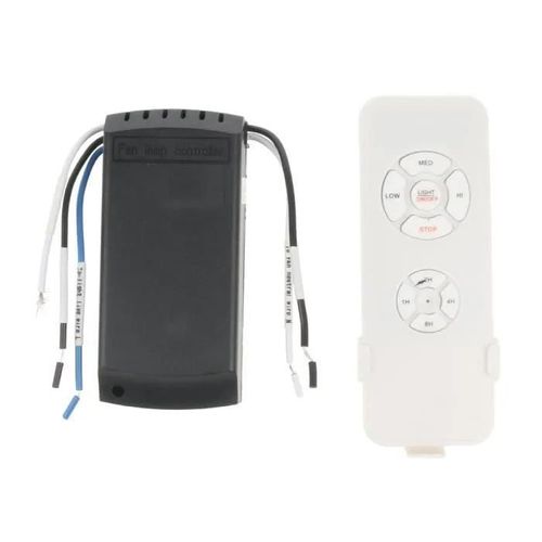 Kit Télécommande De Ventilateur De Plafond Universel Récepteur + Télécommandes
