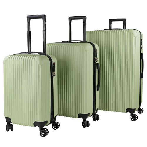 Valises. Lot De Valise Rigides 4 Roulettes - Valise Grande Taille, Valise Soute Avion, Bagages Pour Voyages.Ensemble Valise Voyage. Verrouillage À Combinaison