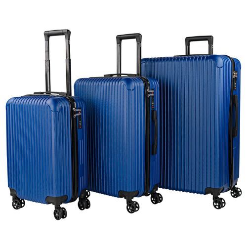 Valises. Lot De Valise Rigides 4 Roulettes - Valise Grande Taille, Valise Soute Avion, Bagages Pour Voyages.Ensemble Valise Voyage. Verrouillage À Combinaison