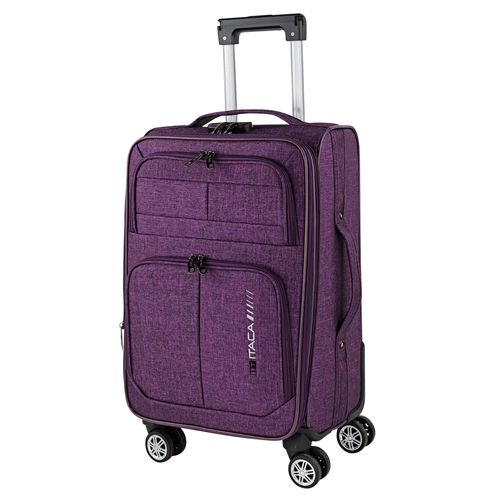 Valise Cabine 55X40X20 Légère Et Résistante Bagage Cabine Idéal Pour Voyages Courts Valise Cabine Tissu Souple 4 Roues Pivotantes Compatible Ryanair
