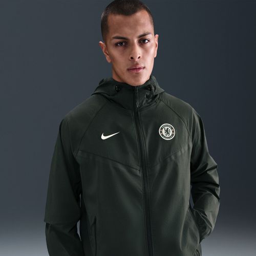 Veste À Zip Tissée Nike Football Chelsea Fc Tech Windrunner Pour Homme - Vert