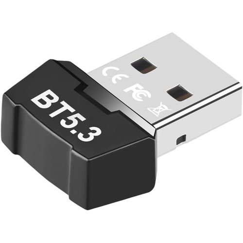 NAERYUTYI-Adaptateur Bluetooth Pour Pc,Clé Usb Bluetooth 5.3 Plug And Play,Clé Bluetooth,Ordinateur Portable,Souris,Clavier,Contrôleur