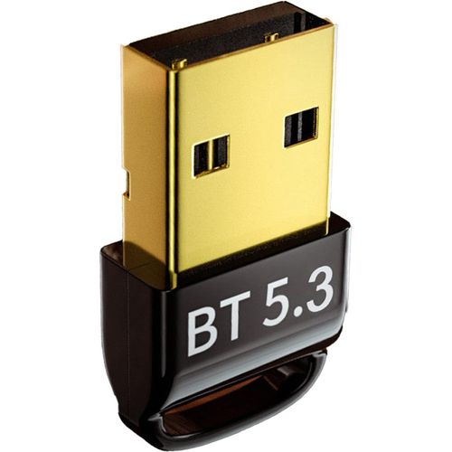 2023 Nouvel Adaptateur Bluetooth Upgrade pour PC, Récepteur de clé USB Bluetooth 5.3 Pilote PC Plug and Play, Compatible avec Windows 7 8.1 10 11 et Linux