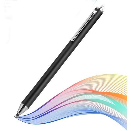 Kalanka-143 Stylet, Tête En Tissu Stylo À Écran Tactile Stylo Numérique Stylet Portable Pour/Pour/Pour/Pour Smartphones Et Tablette(Noir)