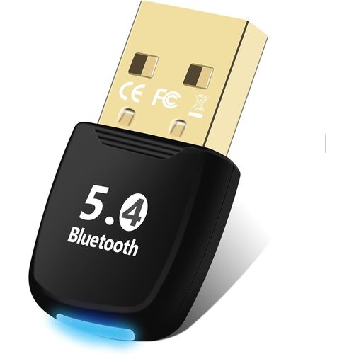 Bluetooth 5.4 Adapter, Usb Bluetooth Stick, Bluetooth 5.4 Dongle For Keyboard Mouse Headset Game Controller Speaker Earphone Plug Play With Windows 7/8.1/10/11