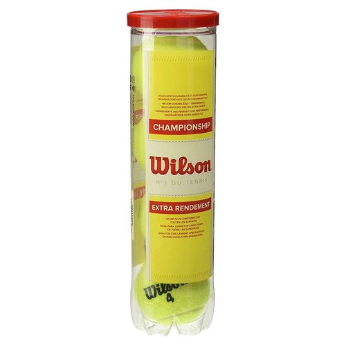 Tube 4 Balles Wilson Championship Extra Duty