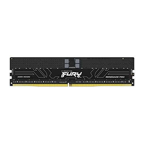 Kingston FURY Renegade Pro - DDR5 - module - 32 Go - DIMM 288 broches - 6000 MT/s / PC5-48000 - CL32 - 1.35 V - mémoire enregistré - on-die ECC - noir