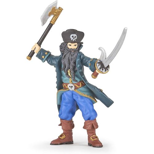 ERYI-- Figurine Pirate - Barbe Noire, Pirate Légendaire, Jouet Enfant Dès 3 Ans - Immersion Dans Les Aventures De Piraterie Et Histoires Maritimes
