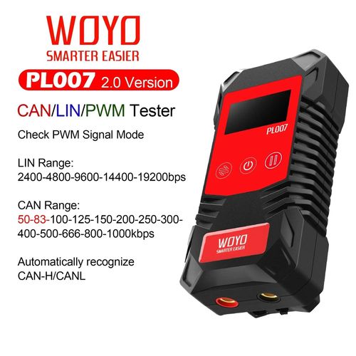 Pl007 2.0 Appareil De Mesure Numérique Can Lin Pwm Portable Pour Le Test Rapide Des Circuits De Communication