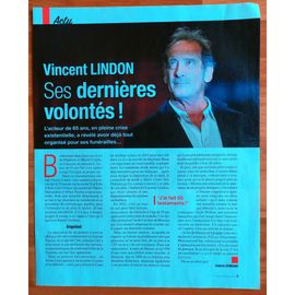 France Dimanche N°4092 - Vincent Lindon - Coupure De Presse, Clipping De 2025