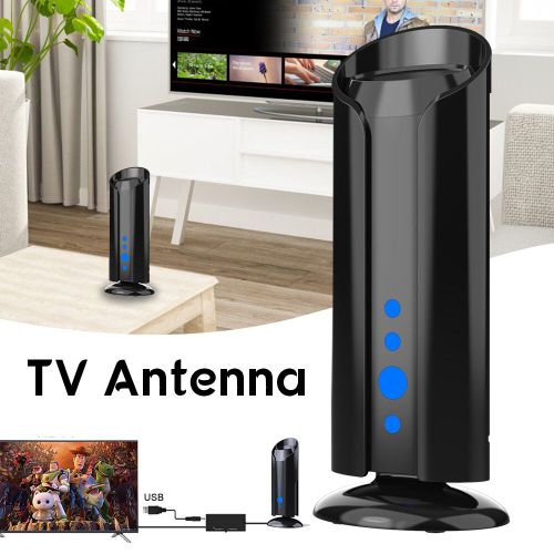 Antenne TV numérique à gain élevé,amplificateur de signal,intérieur et extérieur,injuste,disponible