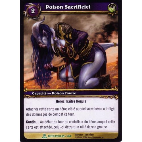 Poison Sacrificiel Serviteurs Du Traitre Wow Vf