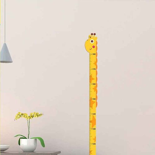 Autocollants Muraux De Tableau De Croissance D'animaux Fantaisistes: Autocollants De Hauteur Licorne,Dino,Girafe Pour La Décoration De La Chambre D'enfants Et De La Chambre D'enfants (Non Marquée)