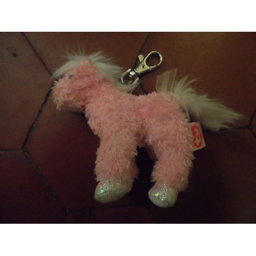 Mini-peluche cheval rose TY Frilly