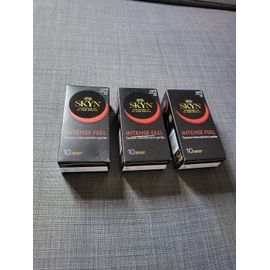 3 Boîtes De 10 Préservatif Skyn Intense Feel