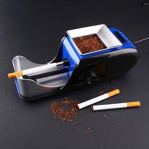 Tubeuse Électrique Automatique, Machine à Tuber Les Cigarettes Cadeau DE Noël Anniversaire pour Homme Père - BLEU