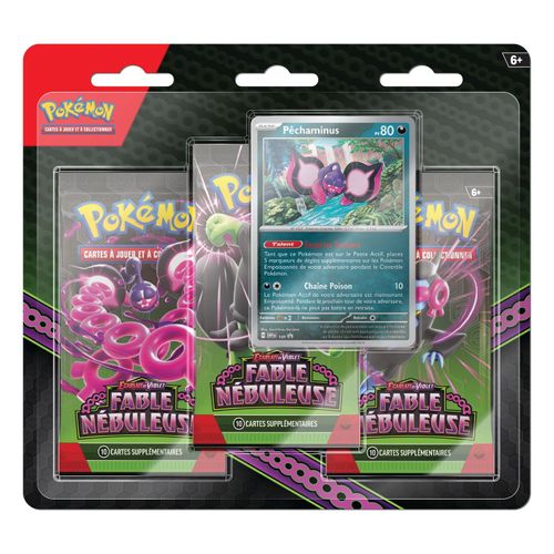 Pokémon Ev6.5 Fable Nébuleuse – Tripack (Pack De 3 Boosters)