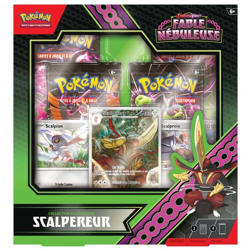 Pokémon Ev6.5 Fable Nébuleuse ¿ Coffret Collection Illustration Scalpereur