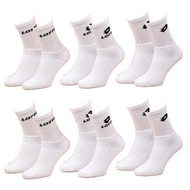 Chaussettes Homme Lotto Tennis Pack De 6 Paires Tennis Blanches