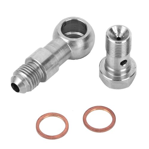Raccord En Acier Doux Avec Restricteur D'alimentation En Huile Turbo M11x1,0 À 4an,1,0 Mm,Pour Gt2871 Gt3071r