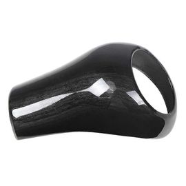 Couvercle De Pommeau De Levier De Vitesses Convient Pour Mercedes Benz A C E G Gls Conduite À Gauche (Grain De Bois Noir)