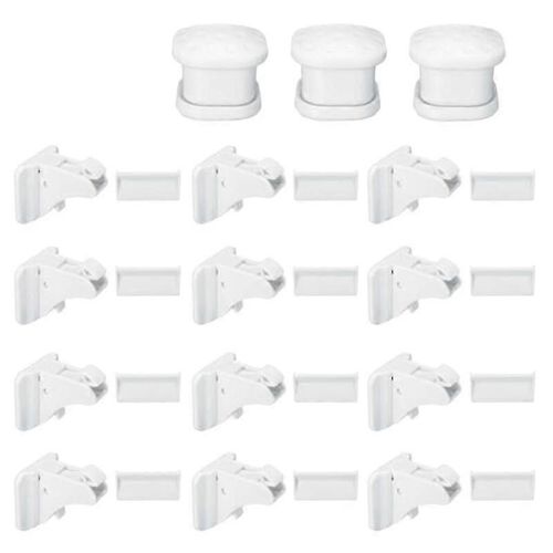 30 Pcs Armoire Magnétique Tiroir Armoire Serrure Enfants Kit De Sécurité Pour Enfants