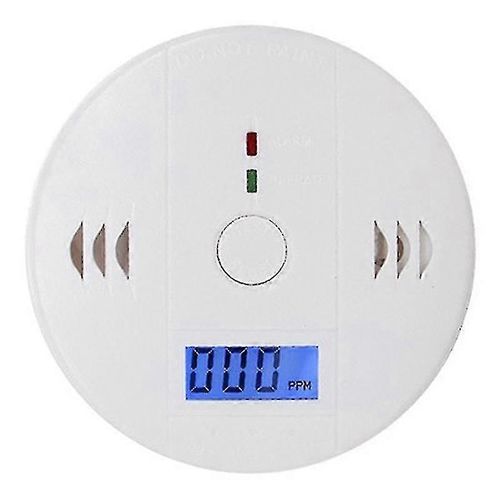 Lcd monoxyde de carbone Co détecteur de gaz d'intoxication Capteur Moniteur Avertissement Alarme Set