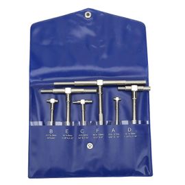 6Pcs / Set Jauge télescopique 8-150mm Diamètre intérieur réglable Jauge Micromètre Outils de mesure