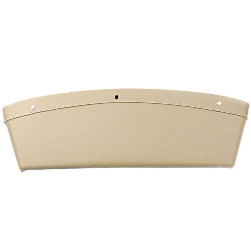 Boîte De Rangement De Siège D'auto Automatique Pochette Latérale Pour Organisateur De Téléphone (Beige)