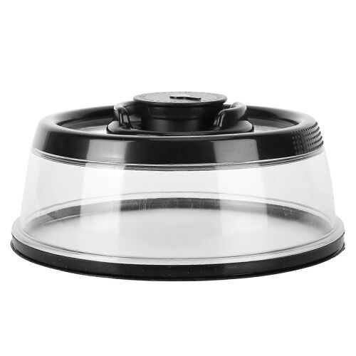 Couvercle de scellant alimentaire sous vide avec fraîcheurCouvercle de scellant alimentaire en film de conservation pour cuisine à domicile (noir)