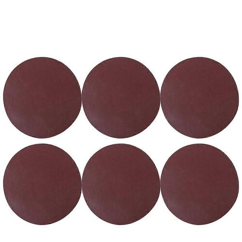 100pcs Disque Papier De Verre 5in Dos Velours 125mm Papier Abrasif Rond Pour Le Polissage Meulage80 Grains