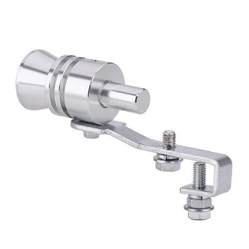 Sliver Car Turbo Sound Échappement Sifflet Silencieux Auto Blow Off Valve Simulator L