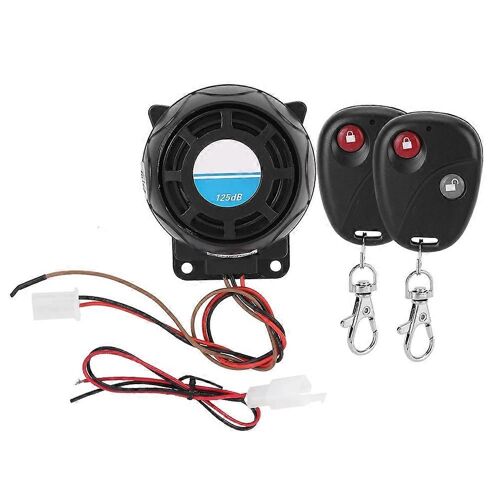 105-125db Moto Télécommande Alarme Klaxon Système De Sécurité Anti Vol
