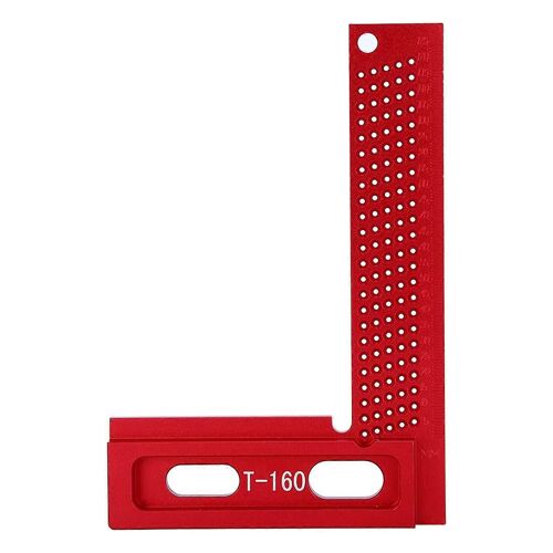Règle de marquage Outil de charpentier Accessoire de travail du bois Usure- ; Rouille résistante- ; Alliage d'aluminium d'épreuve