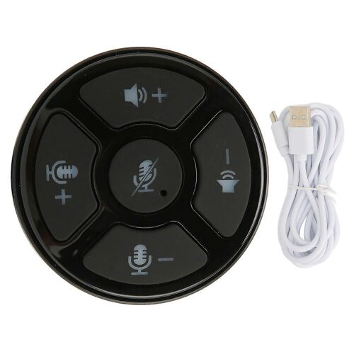 Desktop Conference Microphone USB 2.0 Drive Free Plug and Play Omnidirectional Mic with Mute Control Switch LED Light