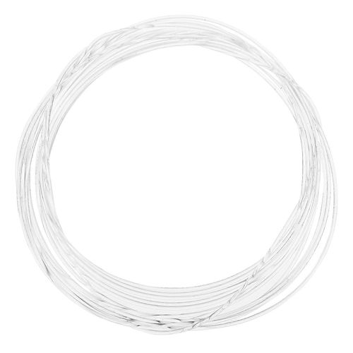 1pc 2m Câble à fibre optique Fibre optique Solide Transparent Fibre électroluminescente MMA Matériau (Blanc 1,5 mm)