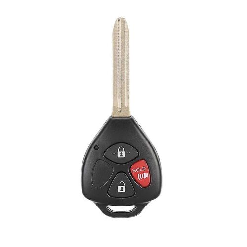 3 Boutons Non Coupé Smart Car Fob Fit Pour Toyota Yaris 2007-2013 Mozb41tg